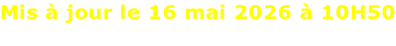 Mis à jour le 16 mai 2026 à 10H50