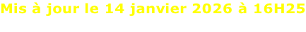 Mis à jour le 14 janvier 2026 à 16H25