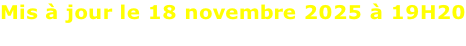 Mis à jour le 18 novembre 2025 à 19H20